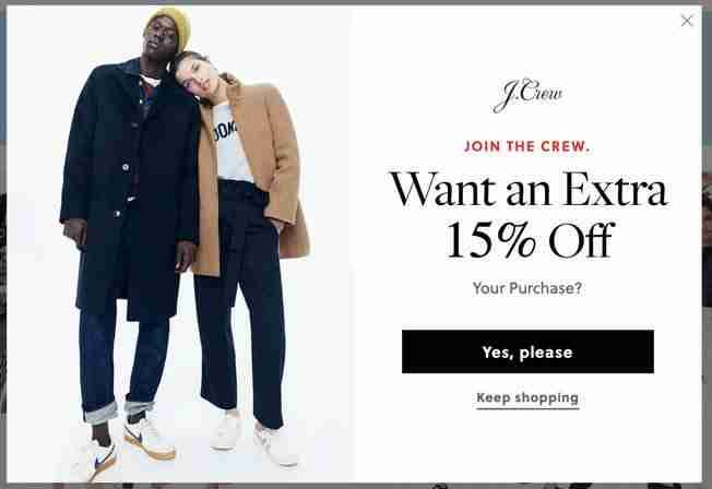 O pop-up de pesquisa