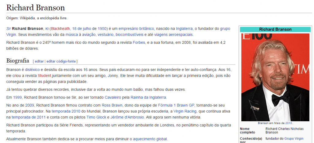 Richard Branson Wikipedia